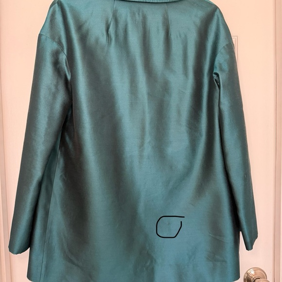 St John Couture Women's Teal Jacket size 8 - Picture 10 of 10